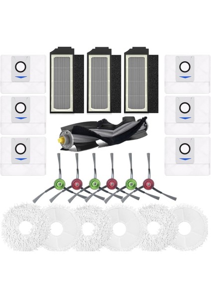 Ecovacs Deebot X1 Turbo / Omnı Robotlu Süpürge Için Yedek Ev Temizlik Aksesuarları Kiti (Yurt Dışından)