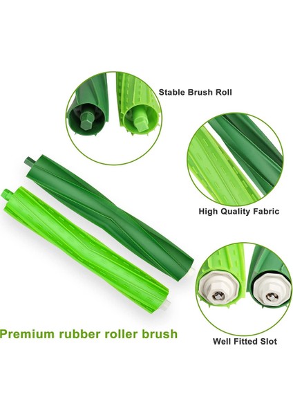 Ana Fırça Yan Fırça Filtresi Yedek Parçalar Irobot Roomba I7 I7+/ı7 Plus J7 E5 E6 E7 I, E &j Robot Süpürge (Yurt Dışından)