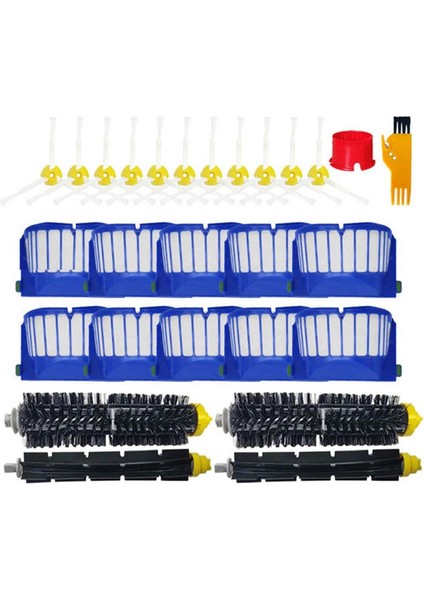 Irobot Roomba 600 605 606 610 614 616 620 660 630 651 650 670 690 Fırça Hepa Filtre Elektrikli Süpürge Değiştirme (Yurt Dışından)