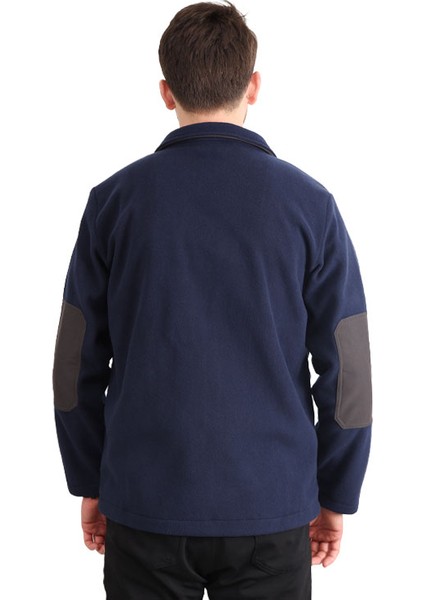Softshell Garnili Polar Ceket - Lacivert- Zenobya fiyatları