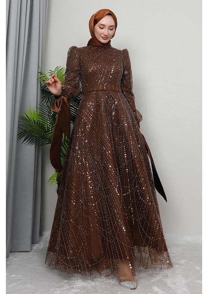 Selver Tesettür Abiye Mavi fiyatları