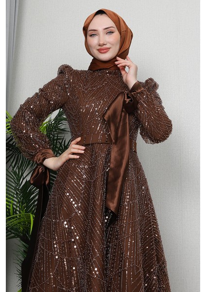 Selver Tesettür Abiye Mavi indirimleri