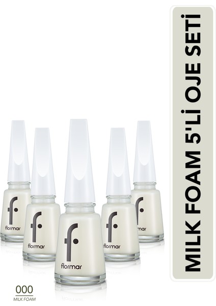 Milk Foam 5'li Oje Seti