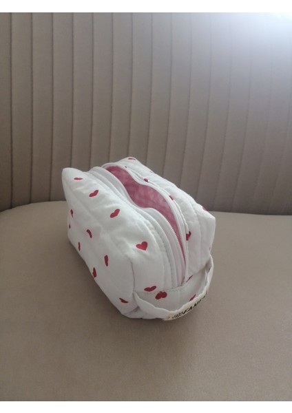 Makyaj Çantası, Seyahat Çantası, Ruj Çantası, Organizer 7x7x13 cm Küçük Boy fiyatları