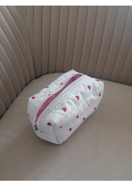 Makyaj Çantası, Seyahat Çantası, Ruj Çantası, Organizer 7x7x13 cm Küçük Boy modelleri