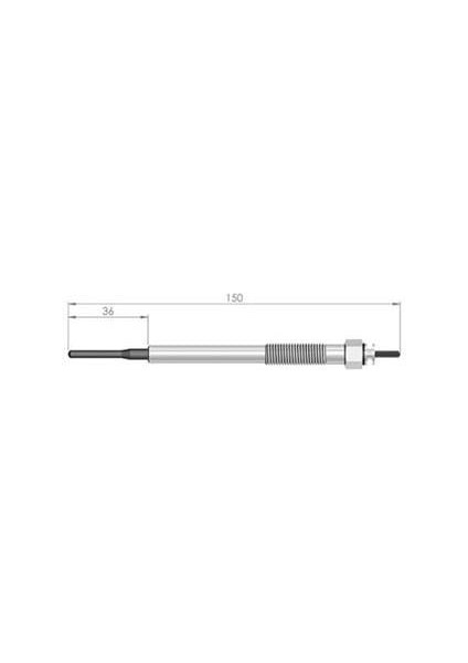 23V KIZDIRMA BUJİSİ ISUZU NOR/NOVA 4HK1/6HK1 (ET.1 GERMANY)