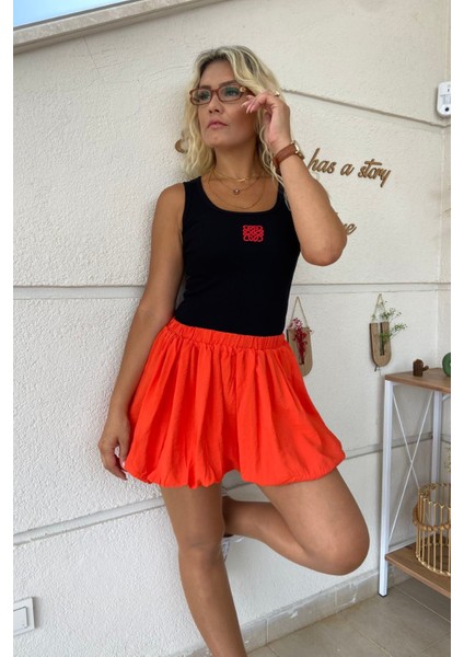 Bel Lastikli Mini Balon Etek