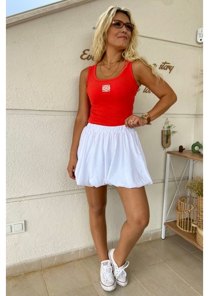 Bel Lastikli Mini Balon Etek modelleri