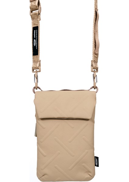 Çapraz Vücut Çantası Sling Pouch Juno Cross-Hatch Naylon Scout Boyun Askı Kayışlı Haki