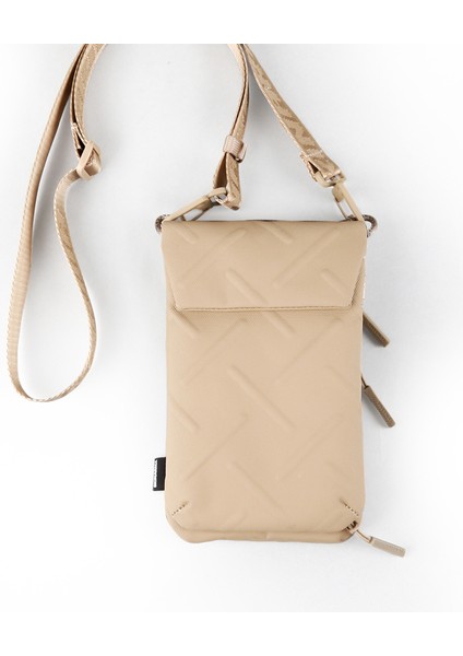 Çapraz Vücut Çantası Sling Pouch Juno Cross-Hatch Naylon Scout Boyun Askı Kayışlı Haki