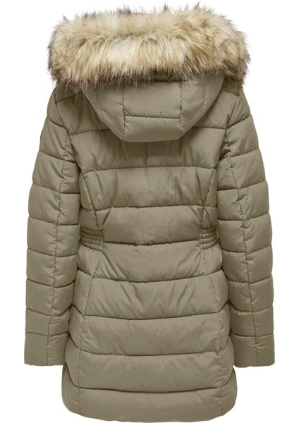 Onlnewluna Kapitoneli Regular Fit Kapüşonlu Şişme Mont Bayan Mont 15304781 fiyatları