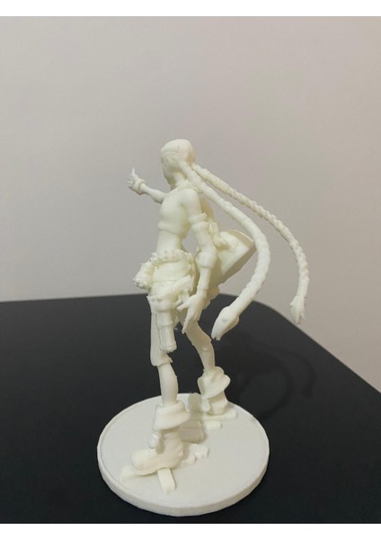 Arcane Jinx Figürü V3 - League Of Legends - Beyaz - Boyamaya Uygun - 16 cm indirimleri