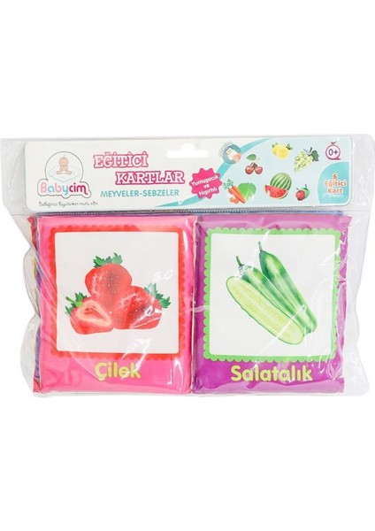 URT003-005 Meyve Sebzeler Hışırtılı Kitabı -Birliktoys