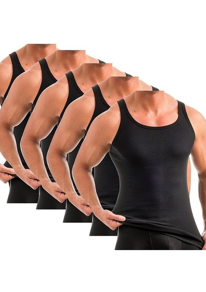 5'li Kutu Premium Ribana Erkek Atlet Sezar Ekstra Uzun- Taranmış Ince Fitilli Pamuk fırsatları