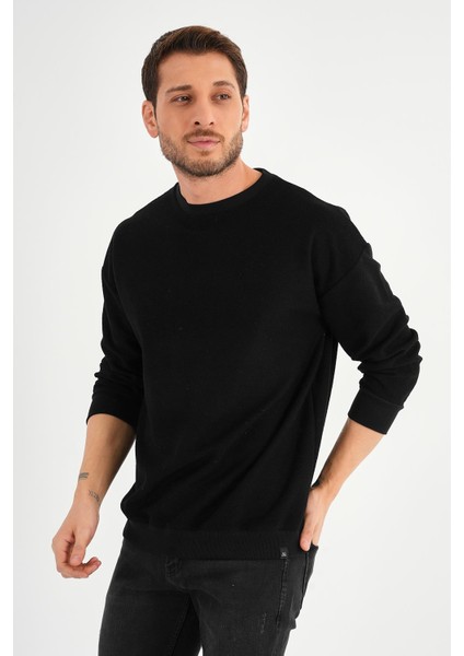 Bisiklet Yaka Uzun Kollu Sweatshırt (UNX37400)