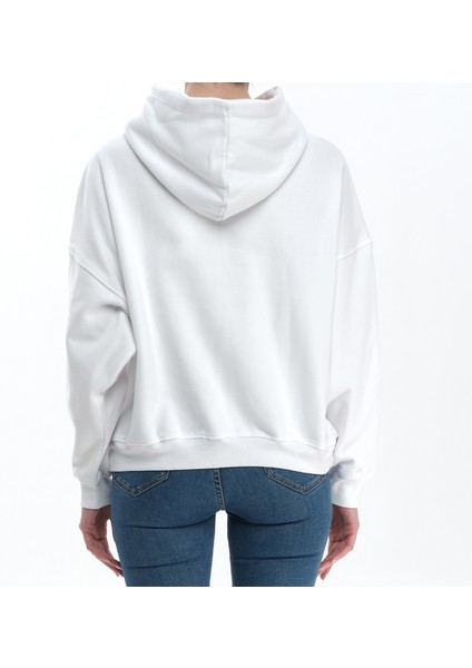 Beyaz Kapşonlu Sweat modelleri