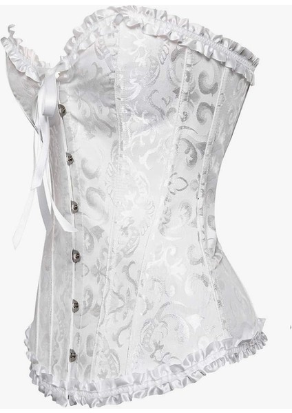 Victorian Vintage Korse Ayarlanmalı Desenli Birinci Sınıf Kalite Korse Büstiyer Gotik Korse fiyatları