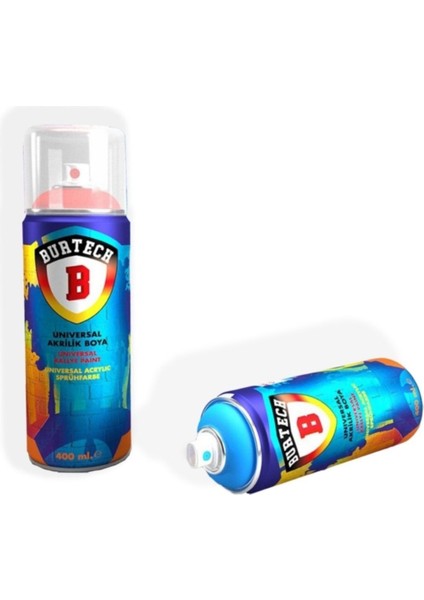Burtech Üniversal 400 ml RAL1023 Trafik Sarı Sprey Boya