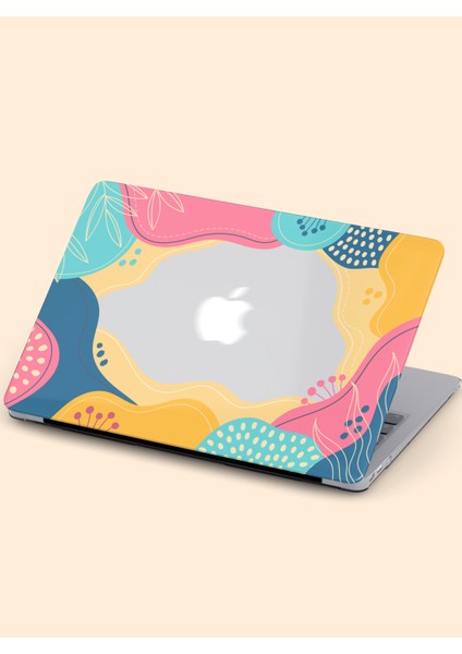 Macbook Air (M2-M3) Kılıf 13.6 Inç A2681-A3113 2022/2024 Şeffaf Sert Kapak Koruma Macos-22 Soft Pembe, Turkuaz, Lacivert