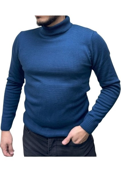 Yarım Balıkçı Triko Kazak