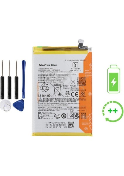 Xiaomi Redmi 13C Ile Uyumlu Güclendirilmiş Ithal Pil Batarya BN5Q