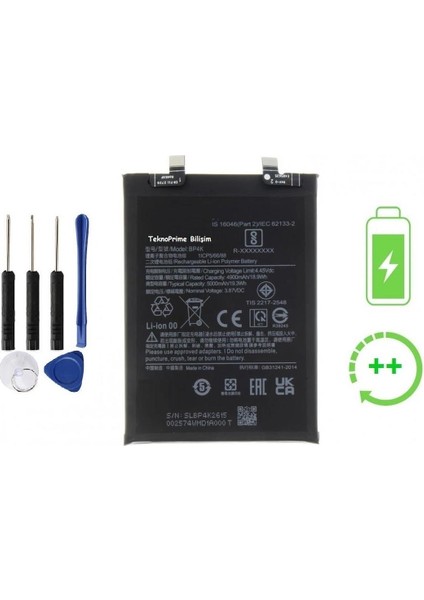 Poco X5 Pro Ile Uyumlu Güclendirilmiş Ithal Pil Batarya BP4K