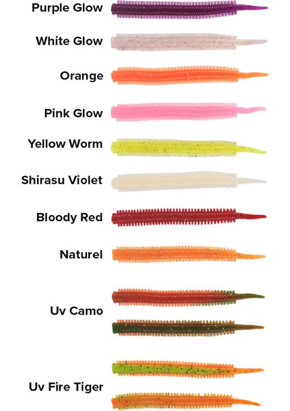 Jelly Worm 7.5 cm Lrf Silikonu