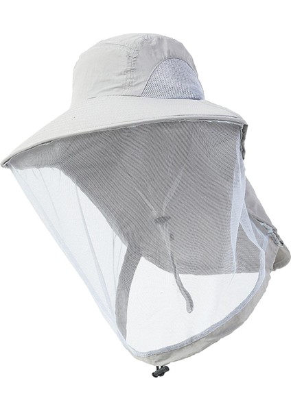 Başlı Arıcılık Şapkası Açık Hava Bahçeciliği Kampı Için Arıcılık Şapkası Açık Gri (Yurt Dışından) modelleri