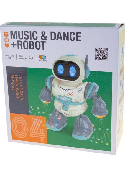 Oyuncak Robot Danscı 04 Rabot Işıklı Sesli 25 cm