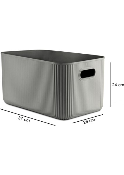 3 Adet Gri 21LT Organizer Kutu 241825 fırsatları