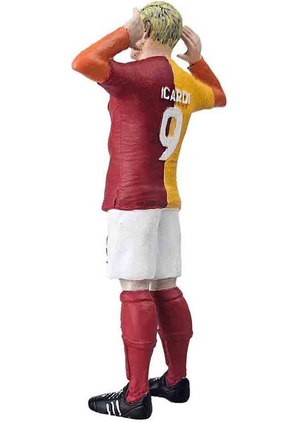 Golcü Mauro Icrdi 15 cm Figür Büst Heykel 12 K Reçine Detaylı El Boyaması