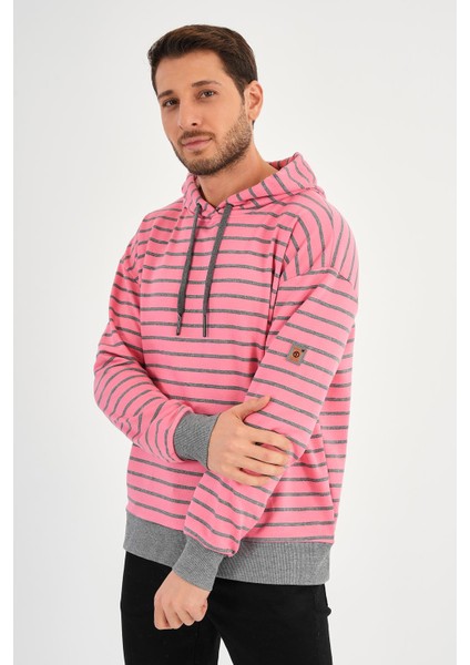 Çizgili Kapüşonlu Sweatshırt (UNX00242) fiyatları