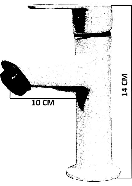 Lavabo Bataryası Tek Su Girişli Krom 020049-1