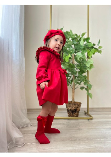 Kız Çocuk Kırmızı Elbise fırsatları