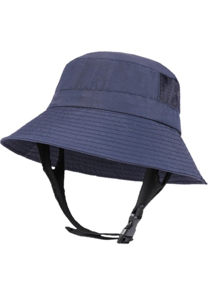 Güneş Kova Şapka Balıkçı Şapkası Moda Güneş Şapkası Siperlikli Şapka Açık Hava Güneş Şapkası Plaj Lacivert (Yurt Dışından)
