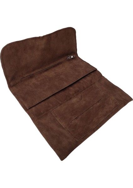 Kahverengi Süet Tütün Kesesi Çantası Tütünlük PZ68 fiyatları