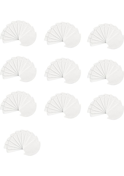 100 Adet Ecovacs Aksesuarları Için Uygun DN55 DN520 DJ35 DJ36 Tek Kullanımlık Bez Yedek Parça Aksesuarları (Yurt Dışından)