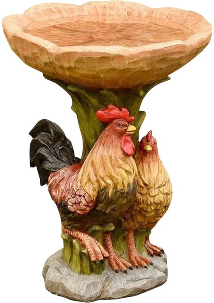 Kuş Kase Heykeli Heykelcik Çim Patio Veranda Reçine Besleyici (Yurt Dışından) fiyatları