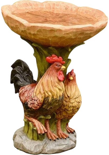 Kuş Kase Heykeli Heykelcik Çim Patio Veranda Reçine Besleyici (Yurt Dışından) indirimleri