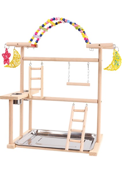 Küçük Papağ Için Kuş Ahşap Alanı (Yurt Dışından)
