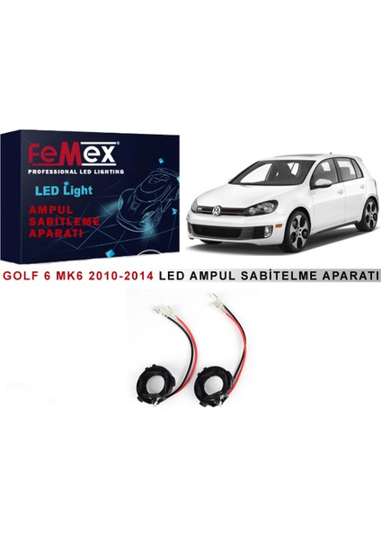 Volkswagen Golf 6 Mk6 Araçlar Için Kısa Far Tutucu LED Ampul Sabitleme Aparatı