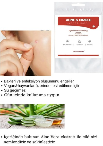 Acne Pimple Master Patch Acne 36 Patch & Akne Sivılce Bandı Yeni
