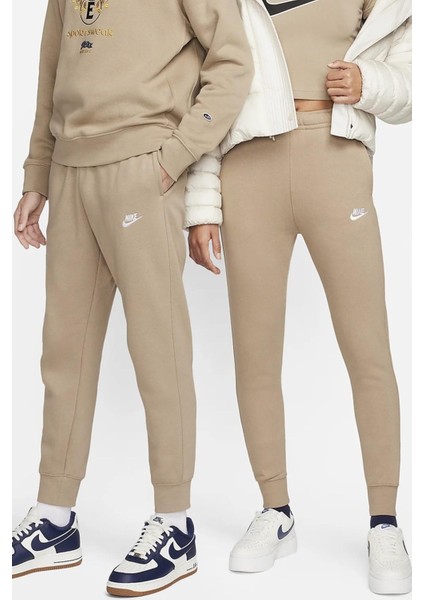 Sportswear Club Jogger Fleece Pant Erkek Eşofman Altı Sütlü Kahve