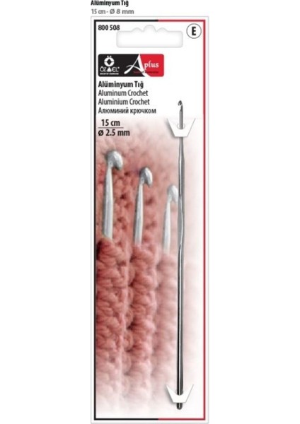 Özel Oya ve Dantel Için Metal Tığ 12 cm 2, 10 mm 800 508