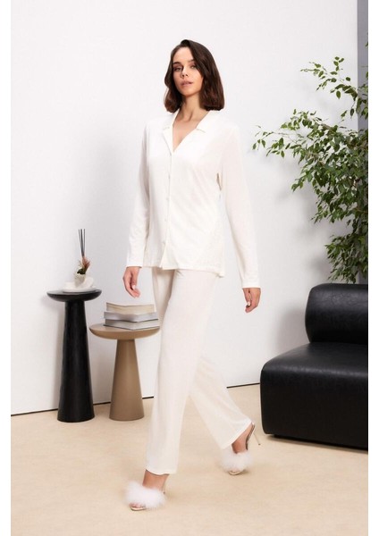 Ekru 6'lı Modal Gecelik Sabahlık Çeyiz Seti 5000 indirimleri