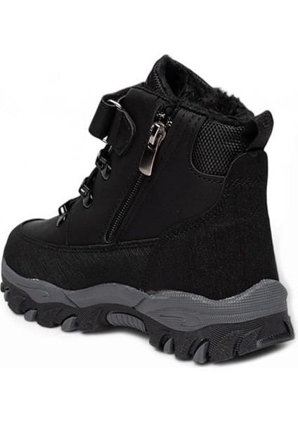 Mxs Cırtlı Siyah Kırmızı Erkek Çocuk Bot Ayakkabı fiyatları