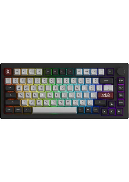 5075B Plus Dracula Castle Dracula Switch Rgb Kablosuz Hotswap Mekanik Gaming Klavye