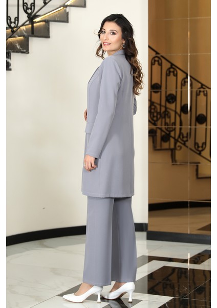 Kadın Mono Yakla Ceket Takım Elbise modelleri