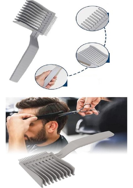 Düzgün Saç Kesim Tarağı – Saç Kesimi Şekillendirici Çift Taraflı Çizgi Toplayıcı Kesim Tarağı fiyatları