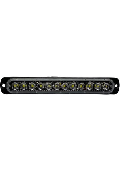 9V-36V 12 LED MİNİ BAR OFF-ROAD FONKSİYONLU ÇAKAR BEYAZ (190*28 MM)